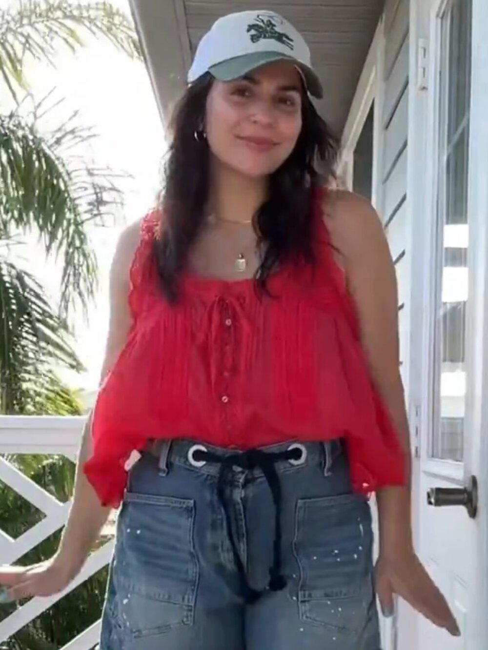 Free People Forevermore Tank Top in Red